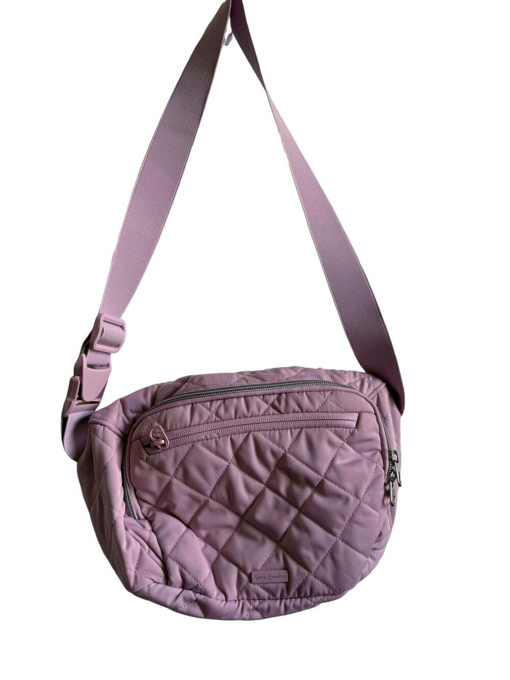 Vera Bradley Performance Twill Sling Crossbody Bag Pink Quilted